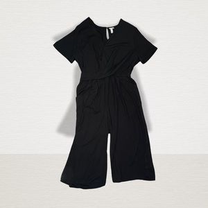 A New Day - Black Short Sleeve Jumpsuit - Suit L